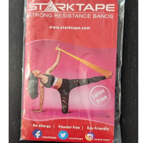 starktape Other - Starktape Resistance Bands Set X-Light Light 5-15 lb Latex Free New
